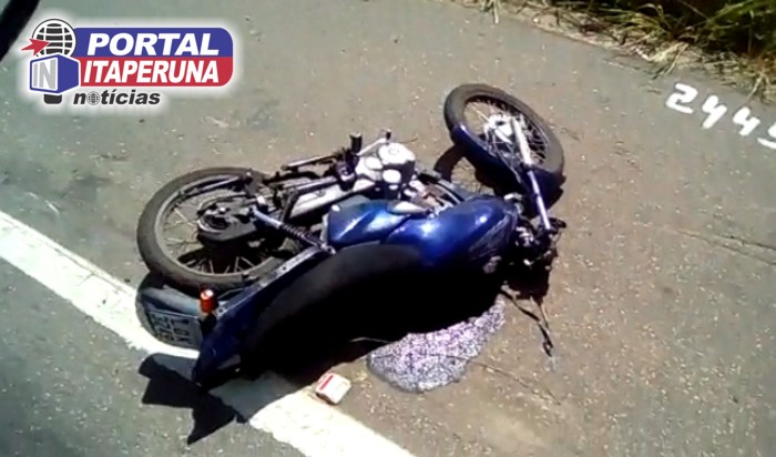 Motociclista morre e outro fica ferido em acidente na BR-356, em Itaperuna,  no RJ, Norte Fluminense