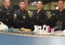 Casal de irmãos flagrado por tráfico pela PM em Porciúncula