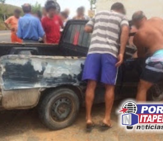 Acidente deixa homem ferido na RJ-116