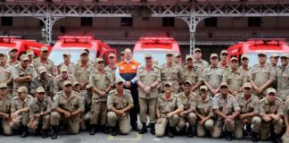 Bombeiros do RJ que atuaram em Brumadinho são homenageados