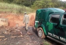 Polícia Ambiental flagra carvoaria sem licença em Retiro do Muriaé