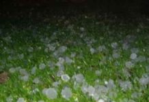 Tempestade com ventos fortes e granizo atinge a cidade de Cardoso Moreira
