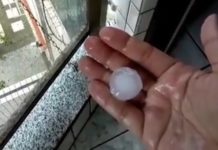 Chuva de granizo do tamanho de um ovo atinge o Rio de Janeiro