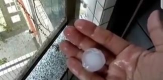 Chuva de granizo do tamanho de um ovo atinge o Rio de Janeiro