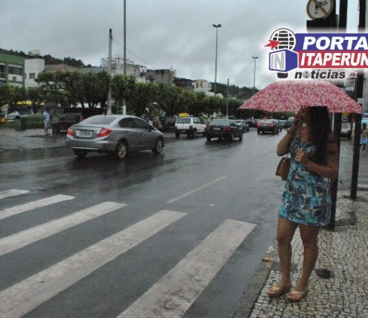 Risco alto de chuva acumulada para o Noroeste Fluminense no final de semana