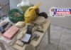 Material do tráfico apreendido em Itaperuna