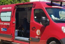 Empresário passa mal e é atendido por socorristas do Corpo de Bombeiros em Itaperuna