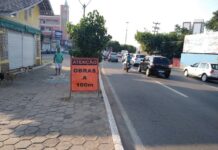 Obra do DNIT: diversos estacionamentos no canteiro Central já foram liberados em Itaperuna