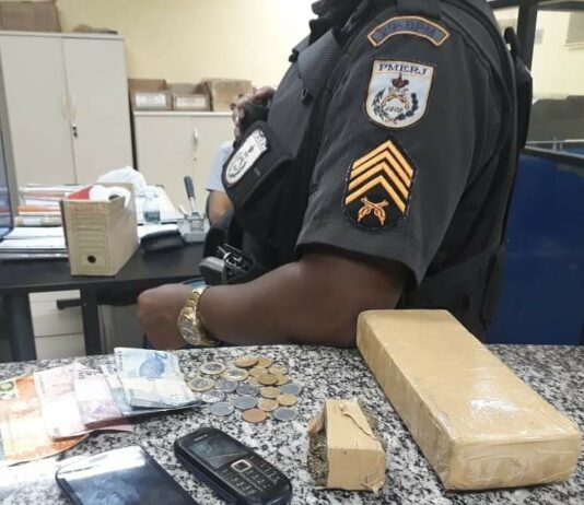 Casal é preso transportando droga em ônibus para Itaperuna