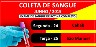 Secretaria de Saúde divulga calendário de coleta de sangue para esta semana