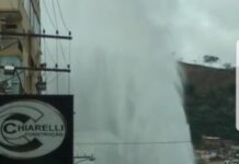 Adutora da CEDAE se rompe em Itaperuna