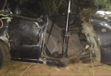 Casal fica ferido ao capotar com carro na BR-356