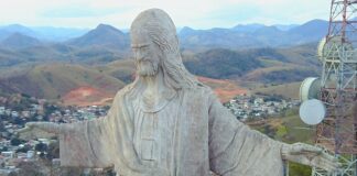 Secretário de Turismo solicita vistoria na estátua do “Cristo Redentor” de Itaperuna