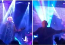 Erasmo Carlos cai de palco em Ipatinga, Minas Gerais