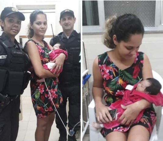 Policiais militares salvam bebê em Itaperuna
