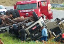 Trágico acidente na BR 356 deixa um morto e outro gravemente ferido, entre Italva e Itaperuna