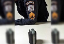 Granada é apreendida numa residência em Miracema