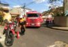 Casa de idosa pega fogo no bairro Niterói em Itaperuna