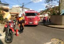 Casa de idosa pega fogo no bairro Niterói em Itaperuna