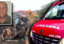 Idoso morre em acidente na RJ-186 entre Itaperuna e Bom Jesus do Itabapoana