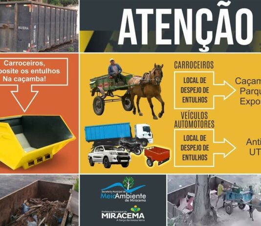 Secretaria de Meio Ambiente de Miracema disponibiliza container para os carroceiros