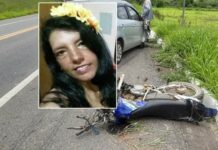 Mulher morre após sofrer acidente com moto na BR-356
