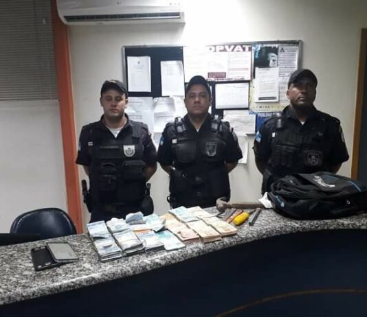 Homem é preso furtando R$ 27 mil de correspondente bancário no Centro de Miracema