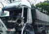 Colisão entre caminhões deixa feridos na RJ 186 entre Itaperuna e Bom Jesus do Itabapoana