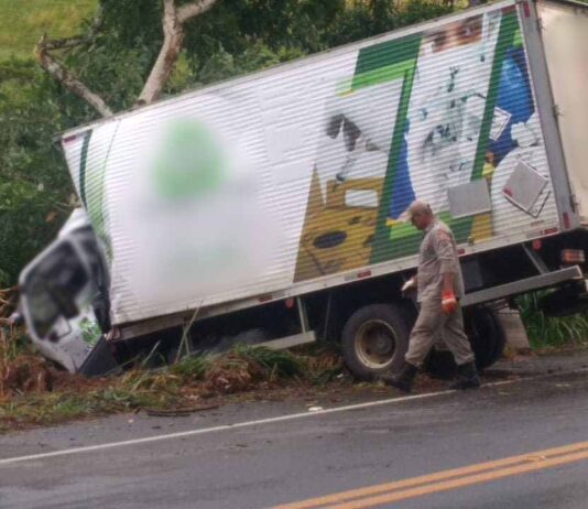 Motorista morre em acidente na RJ-186 entre Itaperuna e Bom Jesus do Itabapoana