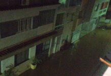 Chuva forte deixa Itaperuna submersa nesta segunda-feira