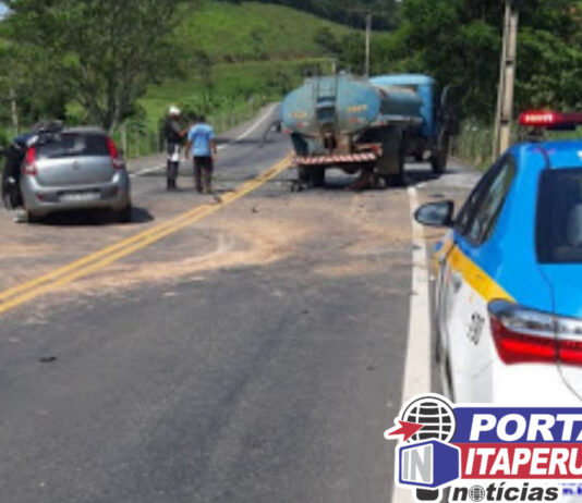 Grave acidente deixa um morto e três feridos na RJ-186, em Pádua