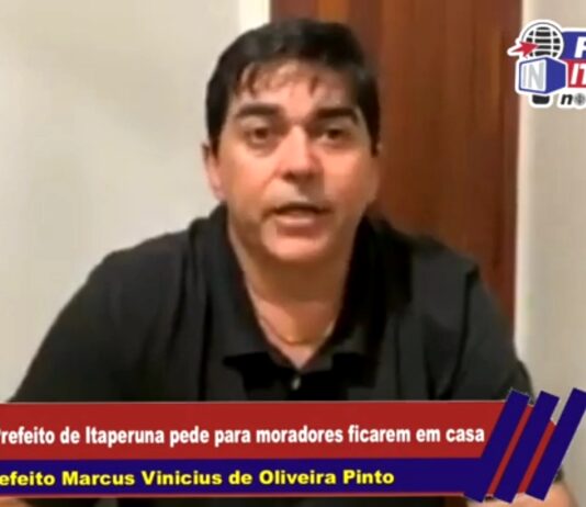 Prefeito de Itaperuna pede para moradores não saírem de suas casas