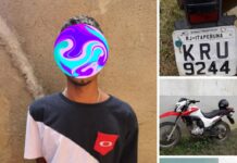 Motocicleta furtada em Itaperuna foi recuperada em Muriaé