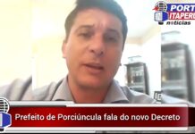 Novo decreto impõe maior rigidez no controle ao COVID-19 em Porciúncula