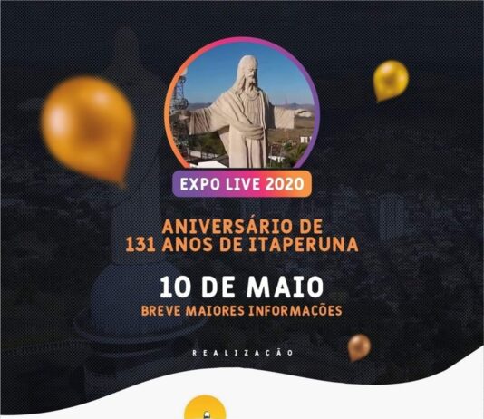 Aniversário de 131 anos de Itaperuna será comemorado com Live