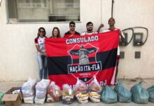 Consulado do Flamengo em Itaperuna arrecada alimentos para famílias carentes