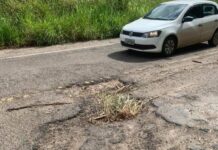 Rodovia RJ-116 entre Miracema e Itaperuna destruída e intransitável