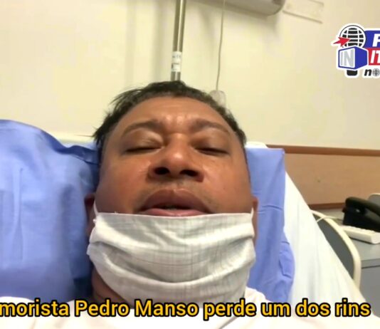 Humorista Pedro Manso perde um dos rins após cirurgia mal-sucedida
