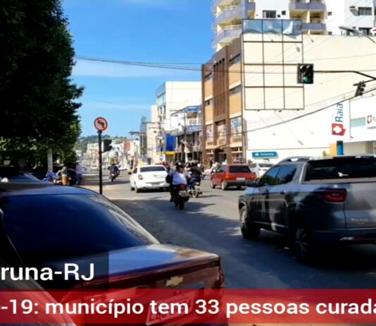 Itaperuna tem 33 pessoas curadas do COVID-19