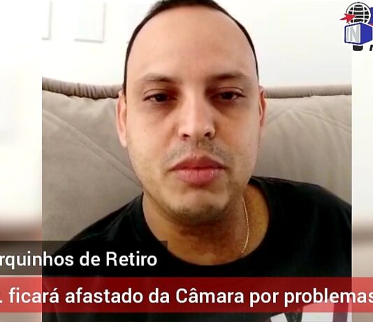 Vereador Marquinhos de Retiro fica afastado da Câmara de Itaperuna por causa de problemas de saúde