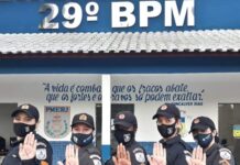 29° BPMERJ faz campanha contra a violência doméstica