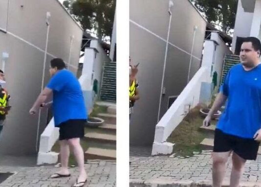 Homem branco humilha motoboy negro com ofensas racistas