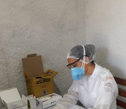 Corpo de Bombeiros realiza testes para Covid-19 em profissionais da Educação em Itaperuna