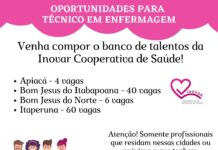 Oportunidade de emprego para Técnicos em Enfermagem