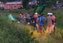 Piloto de ultraleve fica ferido em pouso forçado em Itaperuna