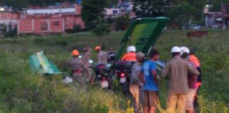 Piloto de ultraleve fica ferido em pouso forçado em Itaperuna