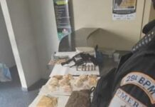 Polícia Militar apreende drogas, arma e munições em Bom Jesus do Itabapoana