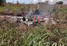 Quatro jogadores e presidente do Palmas morrem em acidente aéreo