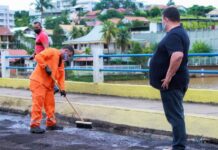 Ponte do Claudão recebe nova pavimentação em Itaperuna
