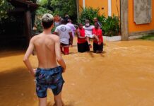 Rio Carangola recua, mas Defesa Civil orienta cautela e observação em Porciúncula